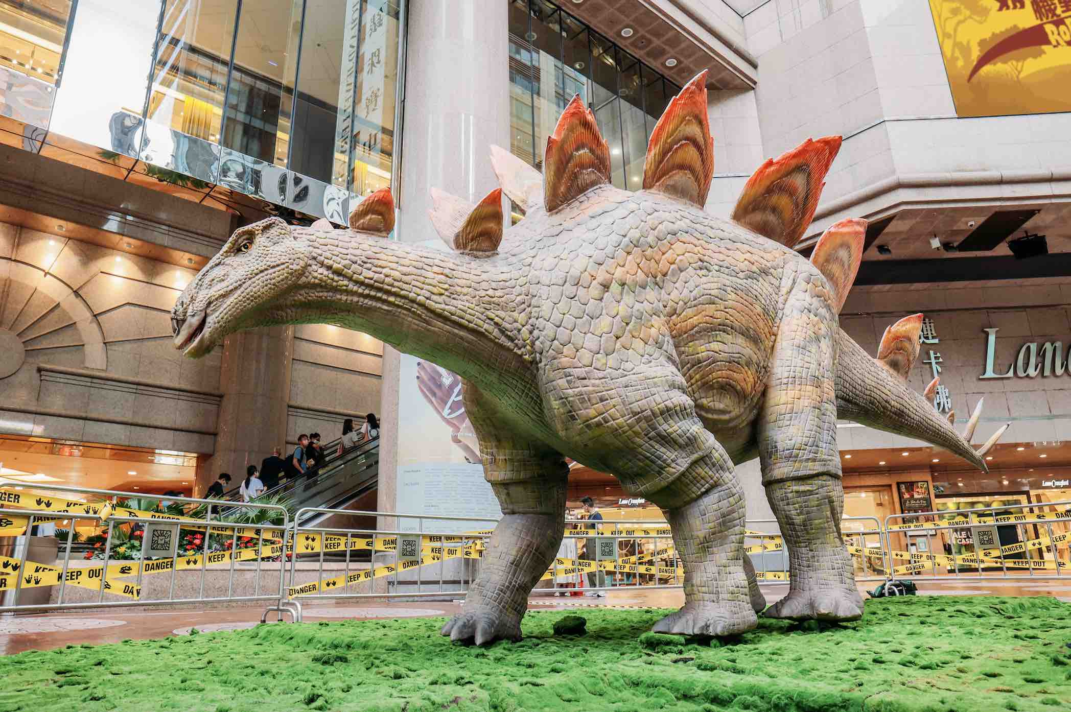 Robotic Dinos Took Over Hong Kong Harbour City & Times Square