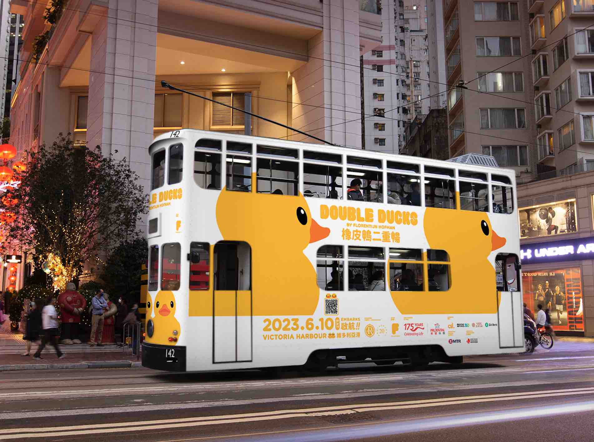 Dutch Artist Florentijn Hofman ‘DOUBLE DUCKS’ Bring Joy To Hong Kong