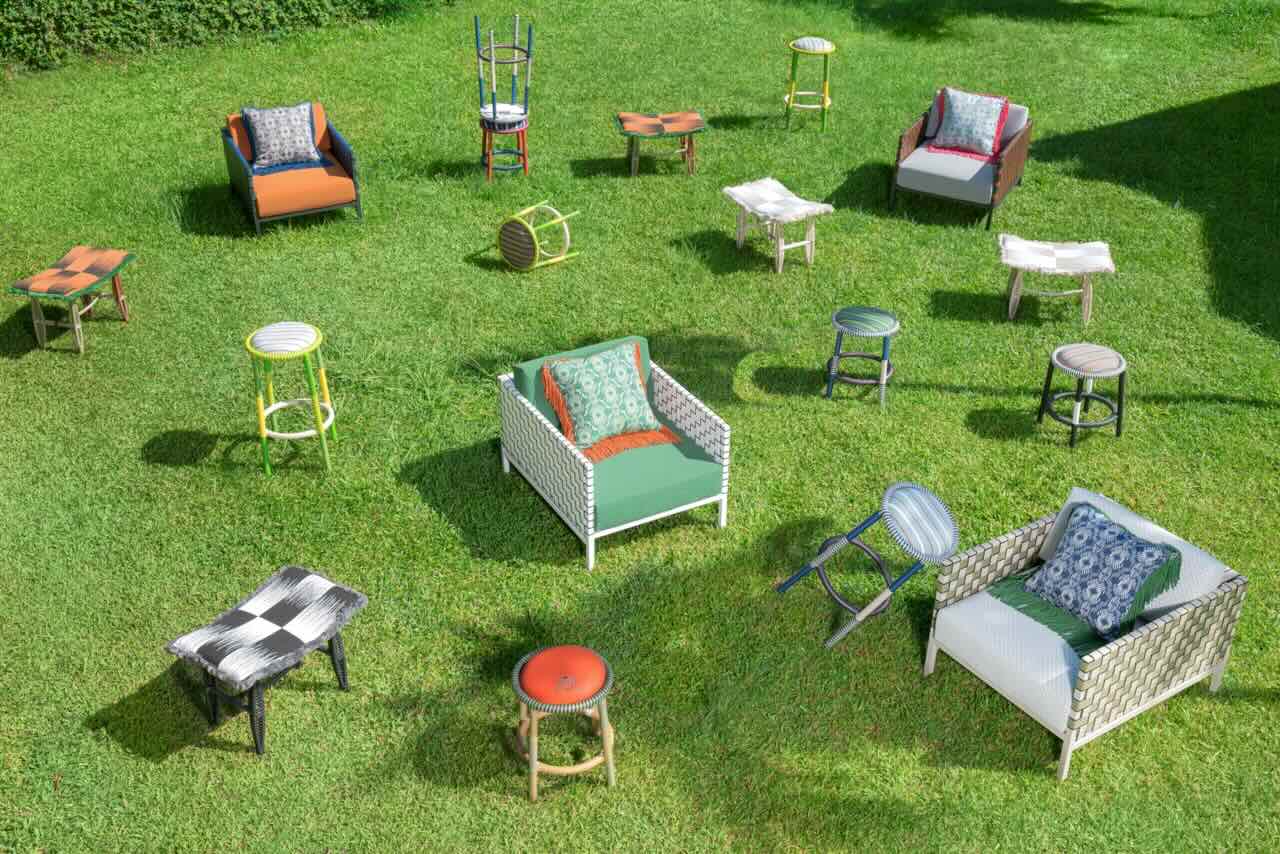 Jim Thompson x Kitt.Ta.Khon: Iconic Outdoor Chairs Using Thai Craftsmanship & High Performance Fabrics